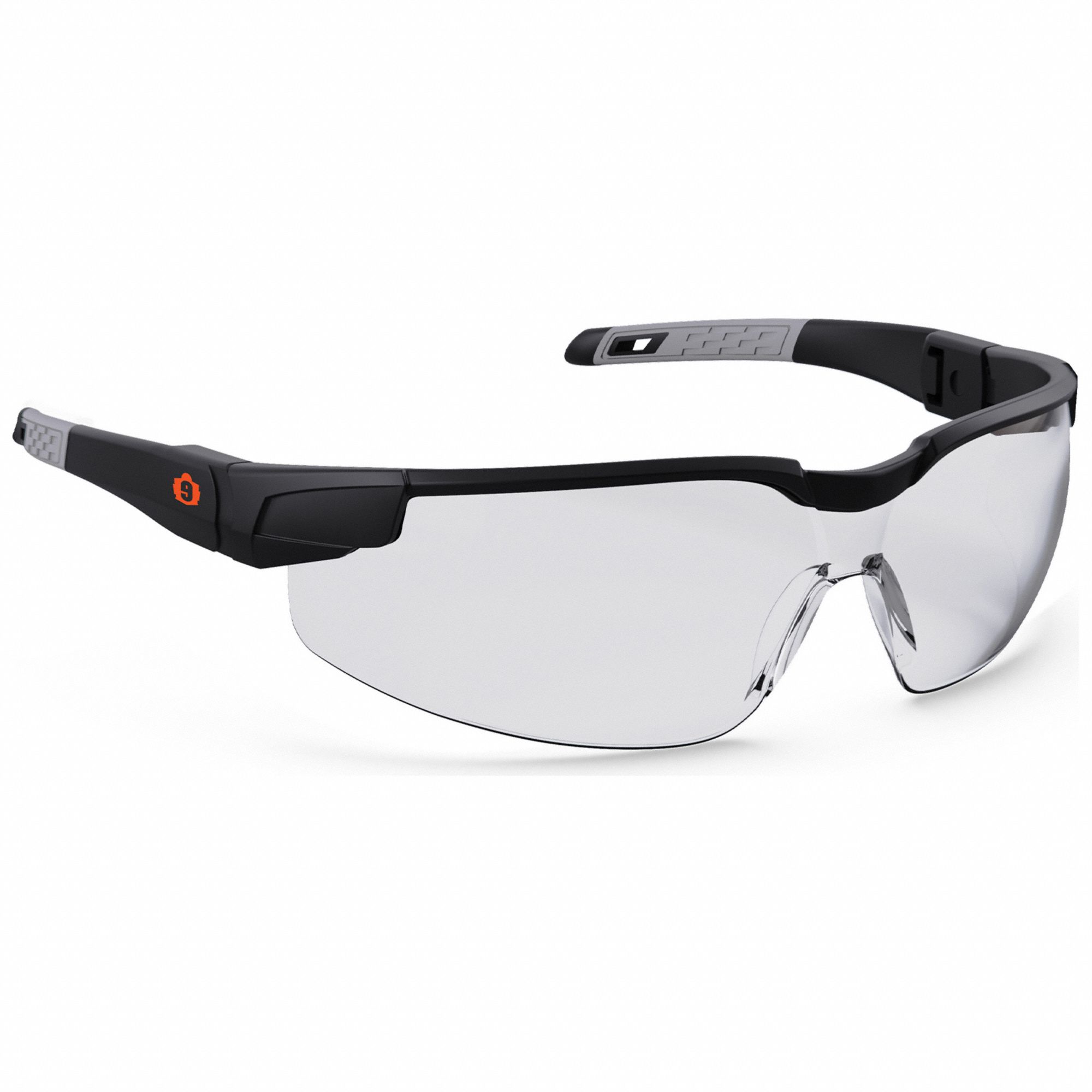 LUNETTES SECU,NOIR MAT,TRANSPARENT