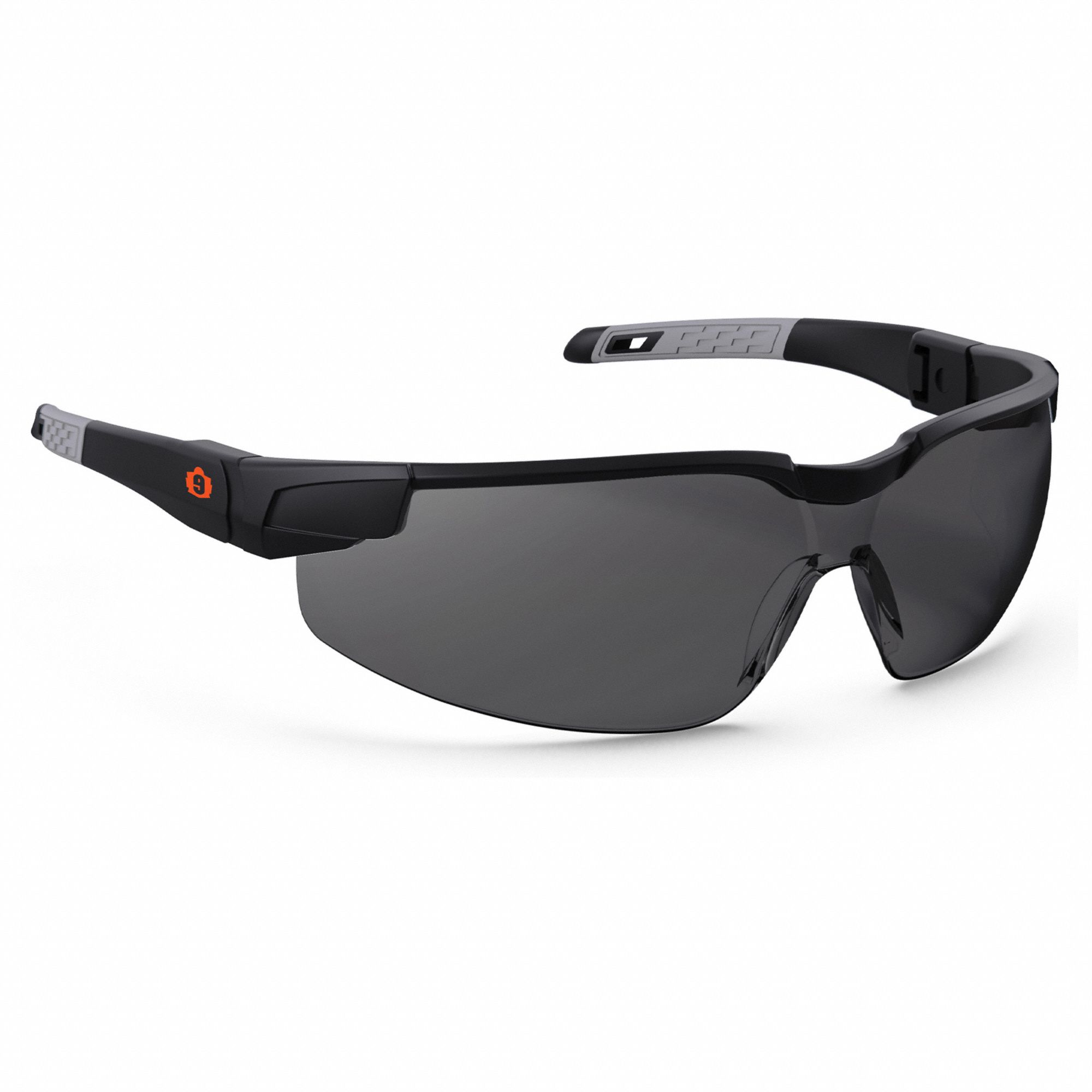 LUNETTES SECURITE,NOIR MAT,FUMEE