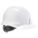 HARD HAT, FRONT BRIM, RATCHET, REVERSE DONNING, CSA CLASS E/TYPE 1, WHITE, SIZE 6 1/2 TO 8, ABS