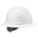 CASQUE SÉCURITÉ, BORD AVANT, CLIQUET, CSA CLASSE E / TYPE 1, BLANC, TAILLE 6 1/2 8, ABS