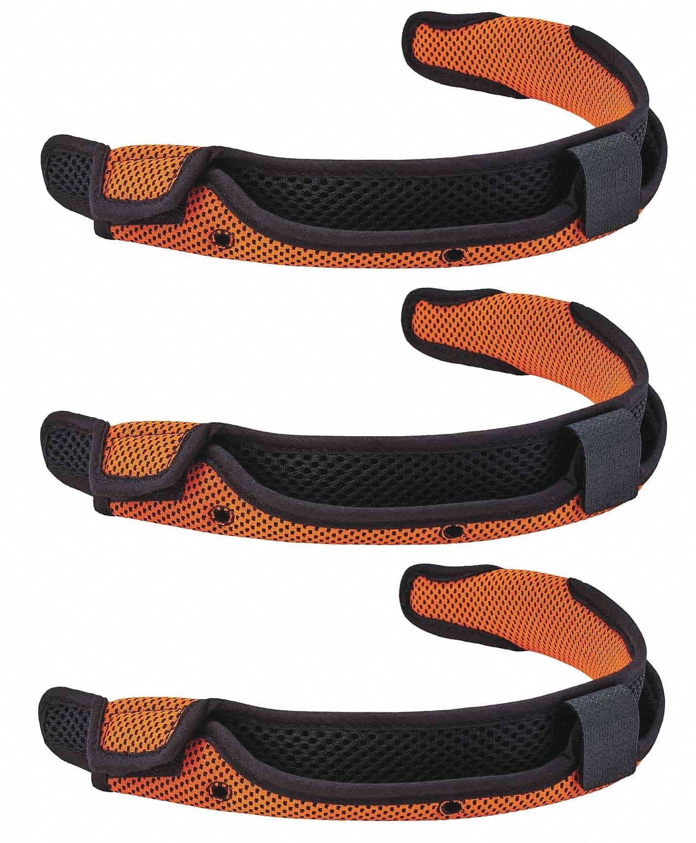 SWEATBAND FOR ERGODYNE HARD HATS, ORANGE, POLYESTER, PK 3