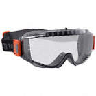OTG SAFETY GOGGLES,GRAY,CLEAR LENS
