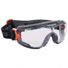 SAFETY GOGGLES,GRAY,CLEAR LENS