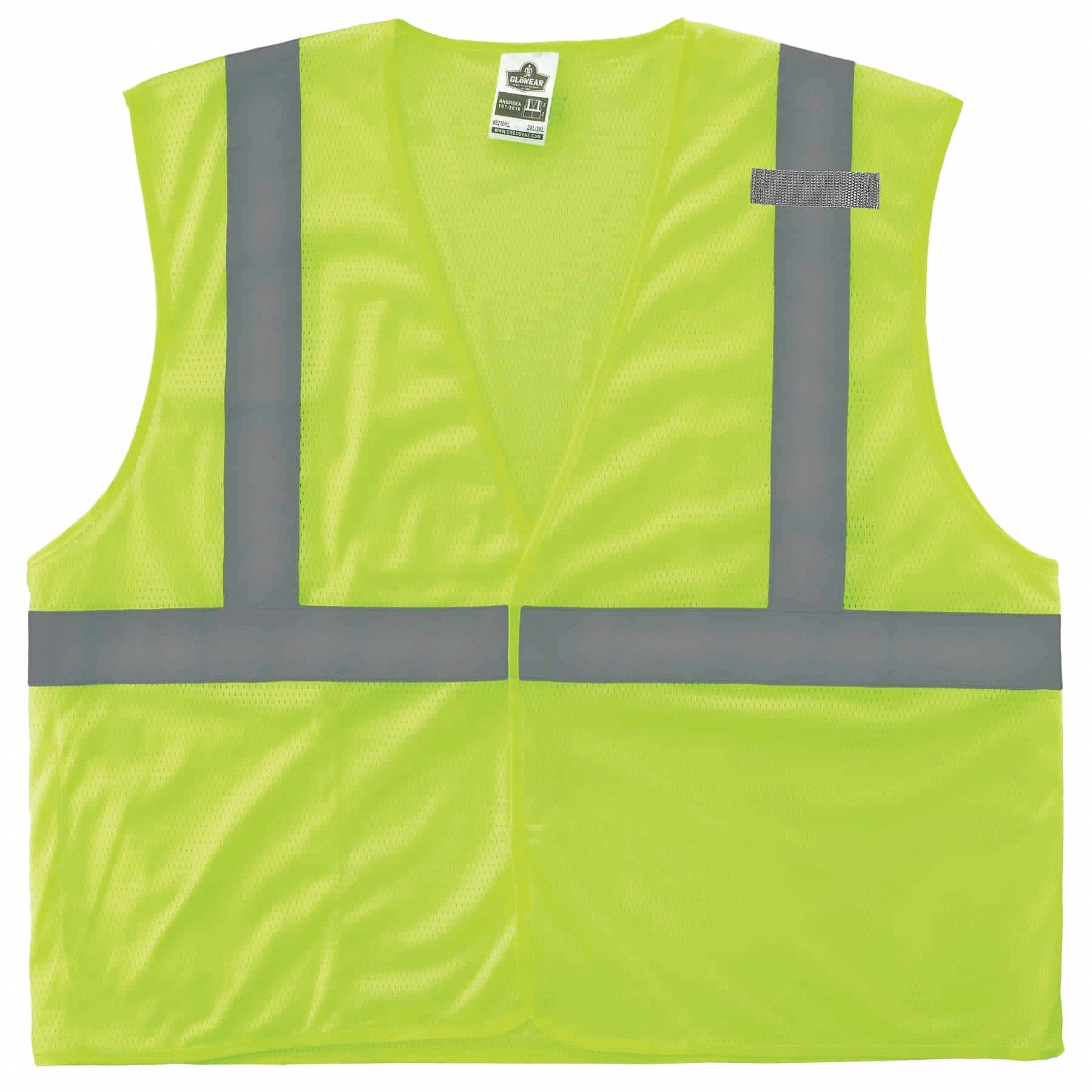 GILET GLOWEAR,P/M,MAILLE POLYESTER,ANSI CLASSE 2