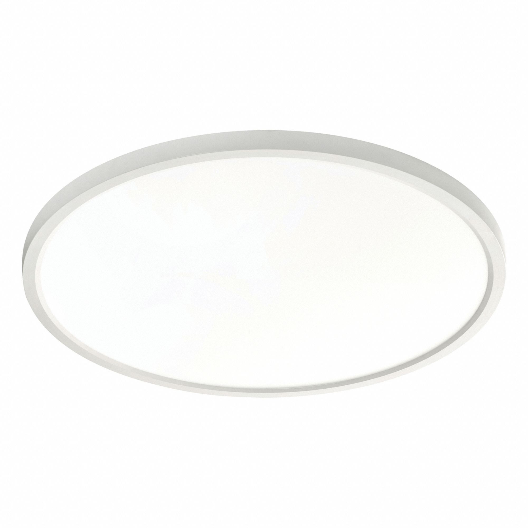White 16in LED Flush Mount 120-277V