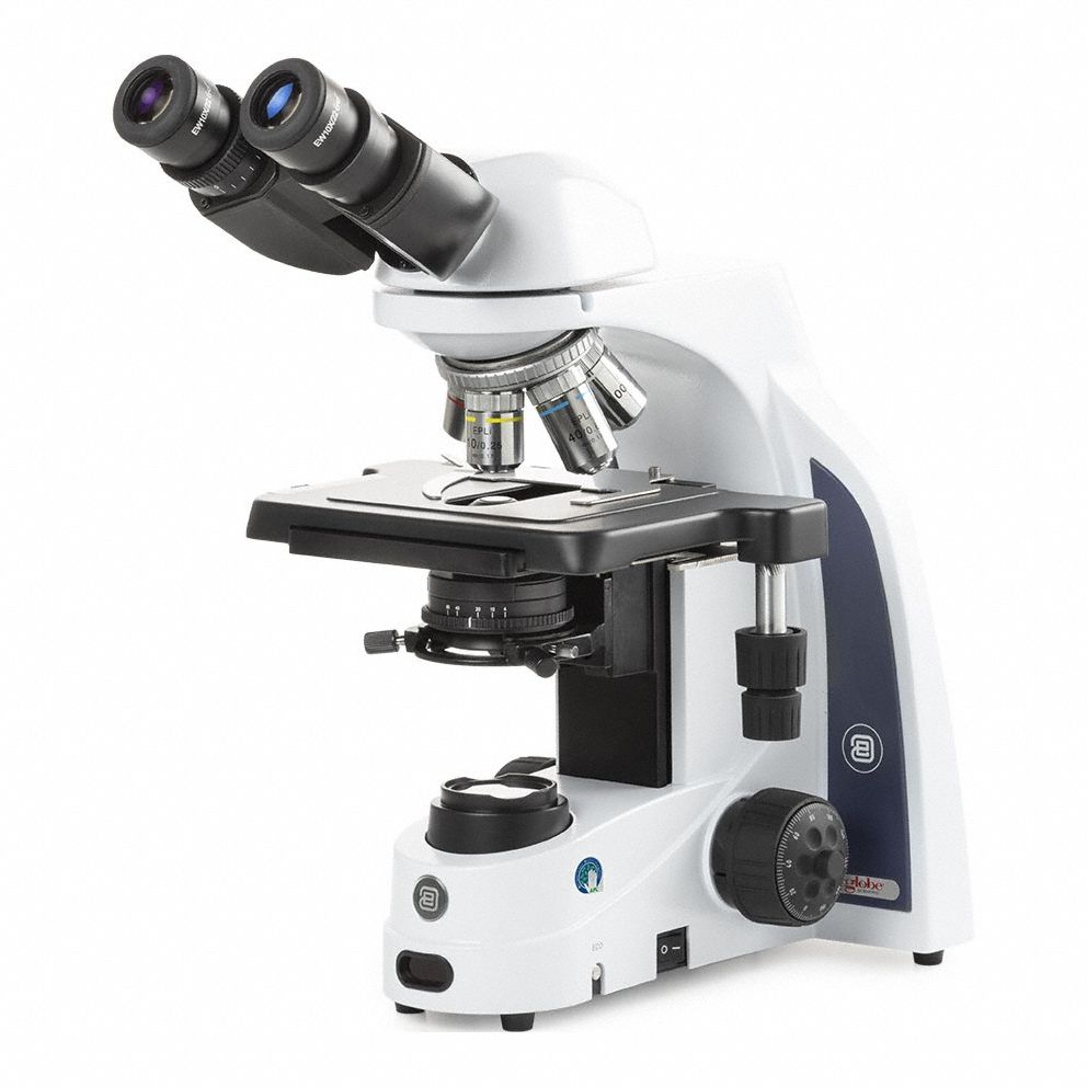 Microscope: Compound, Binocular, 40X to 1000X, 22 mm Optical Field of View, 1000X