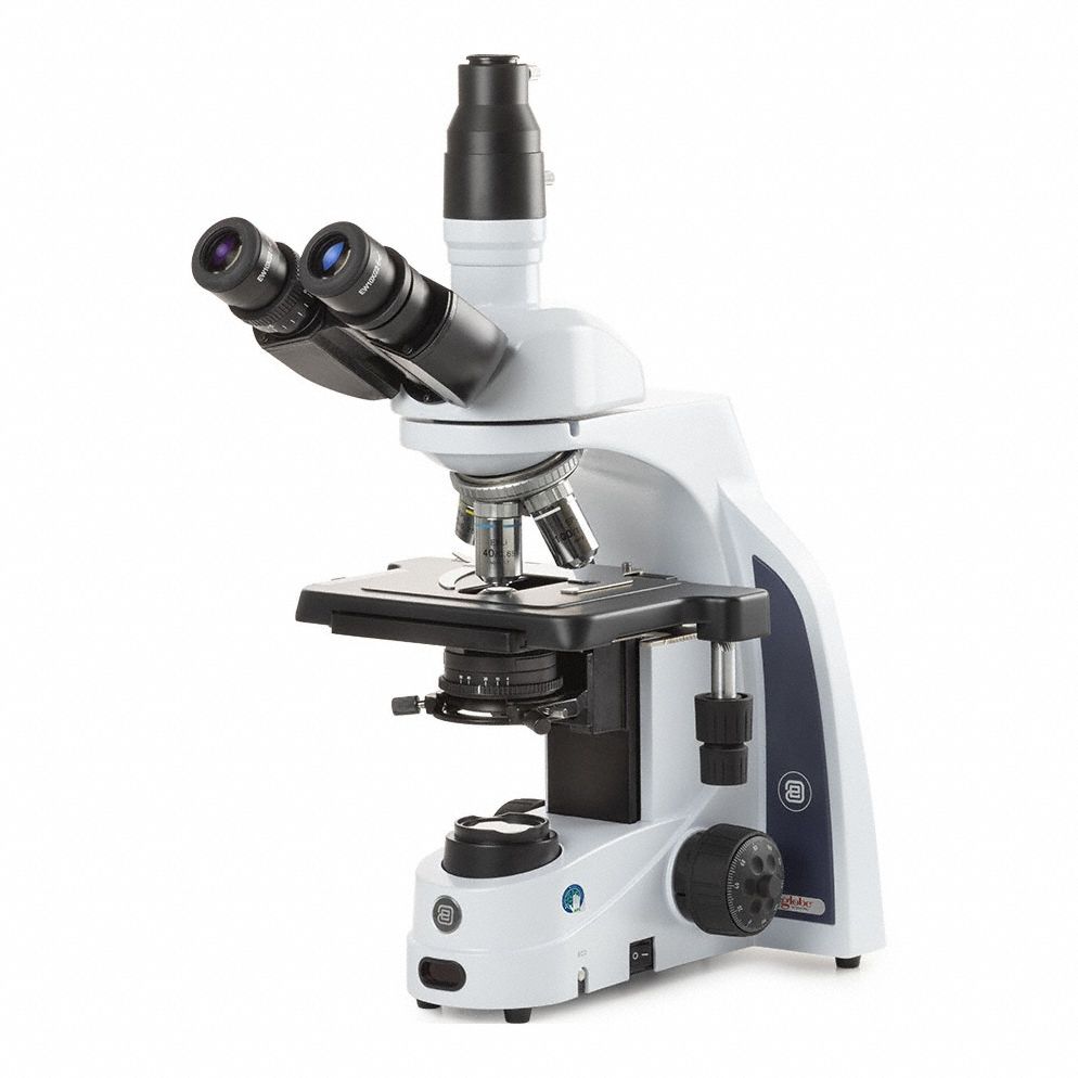 Microscope: Compound, Trinocular, 40X to 1000X, 22 mm Optical Field of View, 1000X