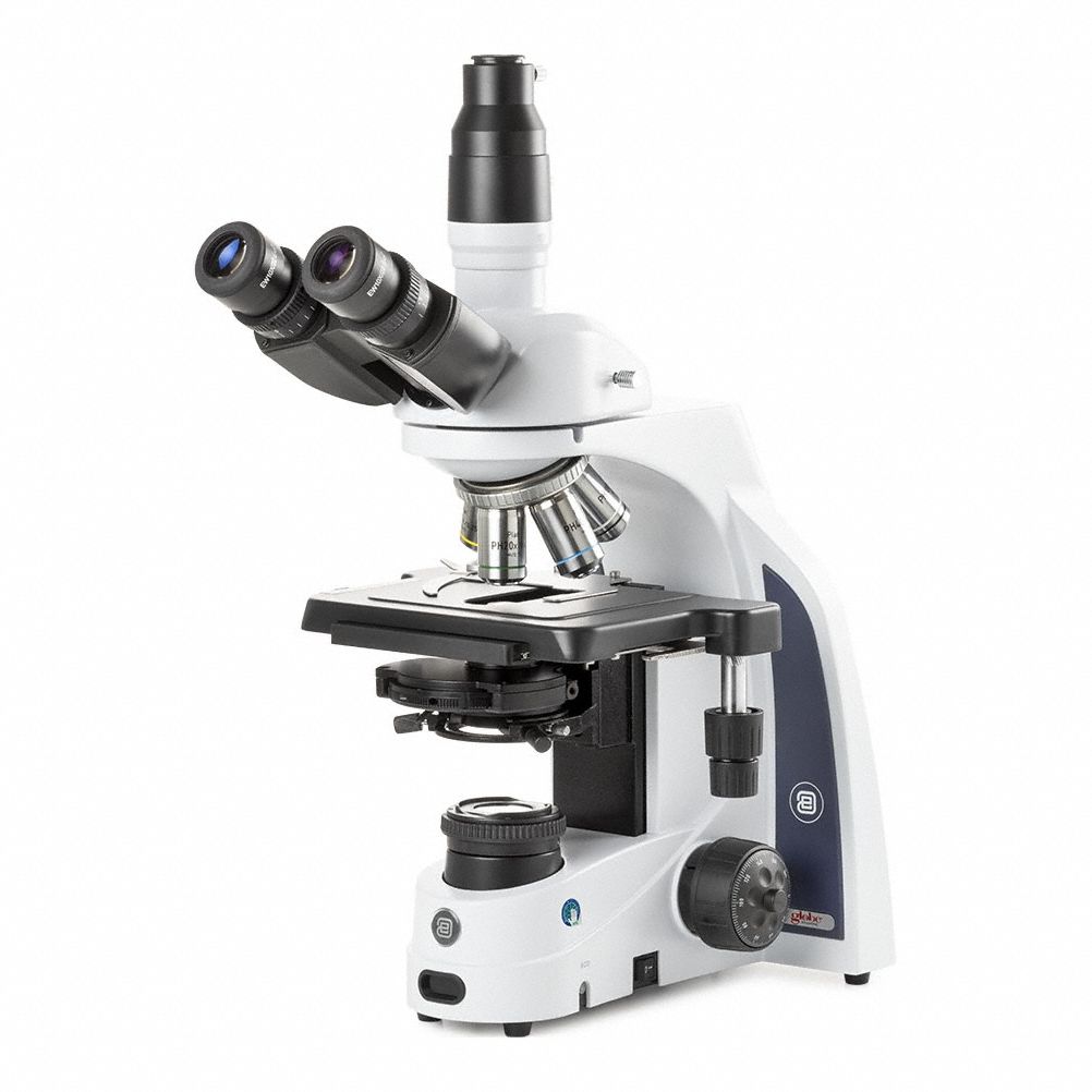 Microscope: Compound, Trinocular, 100X to 1000X, 22 mm Optical Field of View, 1000X