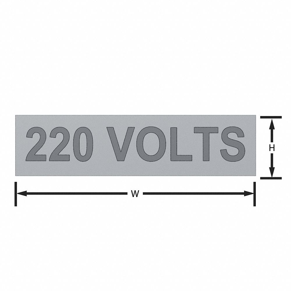 1 8 Volts Voltage And Conduit Markers Wire And Conduit Identification Grainger Industrial Supply