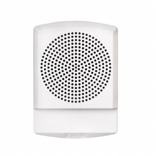 EATON Speaker: Powered, 4 1/2 in Overall Wd, 6 1/4 in Overall Ht, 3 in Overall Dp, ELSPKW. Key specifications — For Location: Indoor; Power Style: Powered.