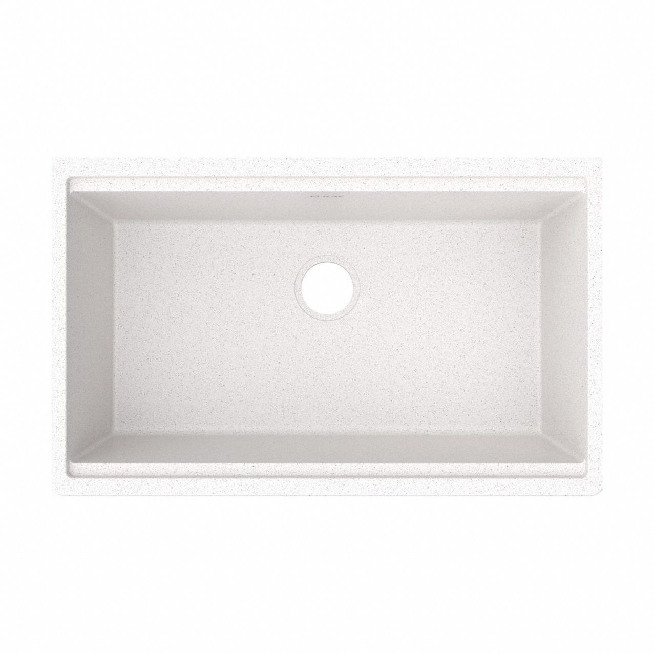 Sink: 32 1/2 in Overall Lg, 19 3/8 in Overall Wd, 9 1/8 in Bowl Dp, 30 3/4 in Bowl Lg, 1 Bowls