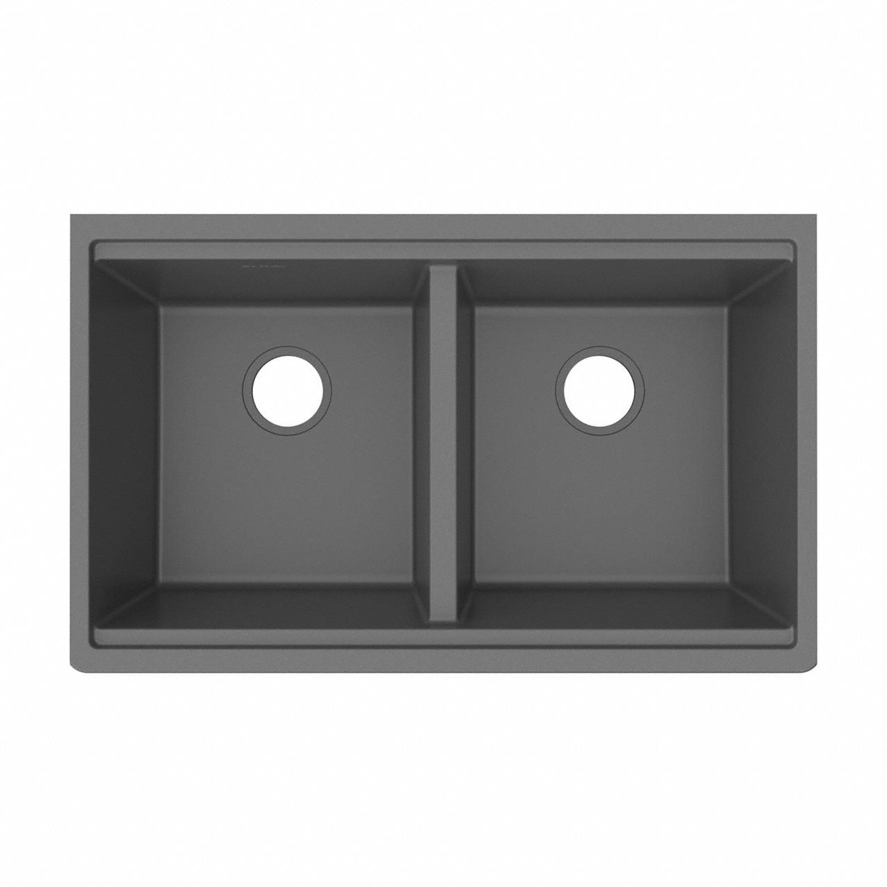 Sink: 32 1/2 in Overall Lg, 20 in Overall Wd, 9 1/2 in Bowl Dp, 14 3/4 in Bowl Lg, 2 Bowls