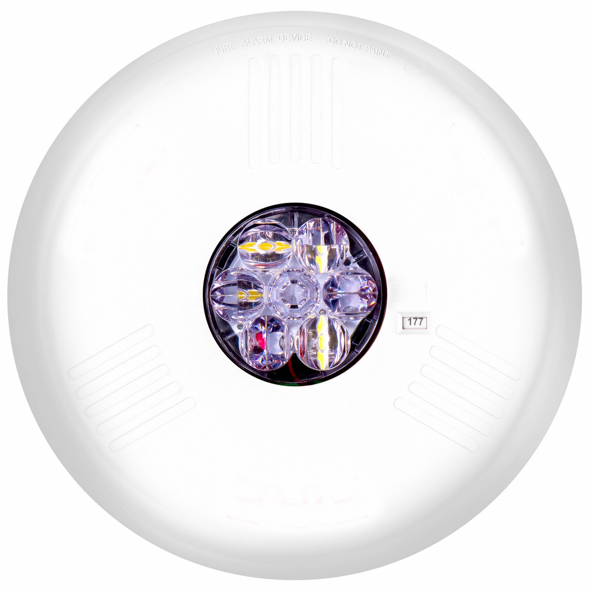 Strobe Light: Clear, LED, 24V, 6 1/4 in Overall Dia, 1 29/32 in Overall Ht, ELSTWC-N