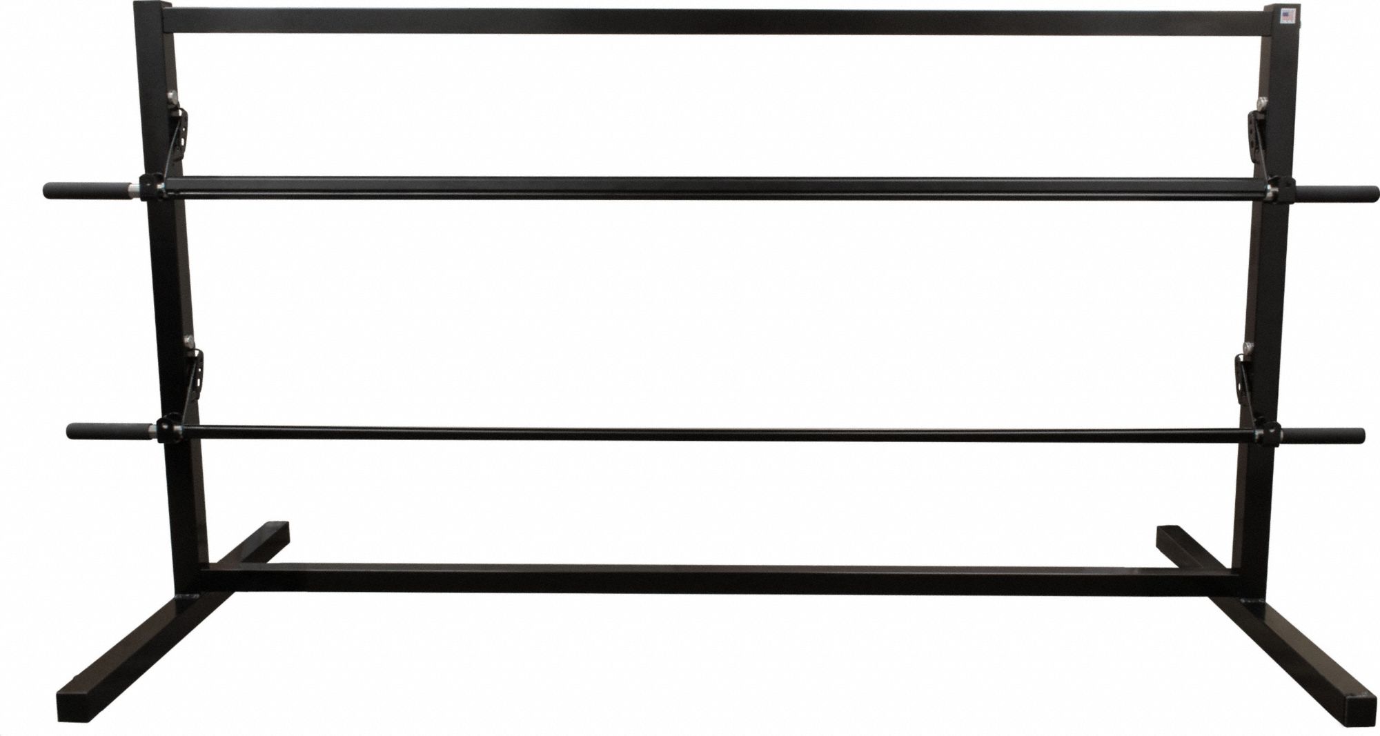 Double Decker Kraft Paper Dispenser: Mounted, For 24 in Roll Wd, 32 in Overall Wd, 2 Rolls