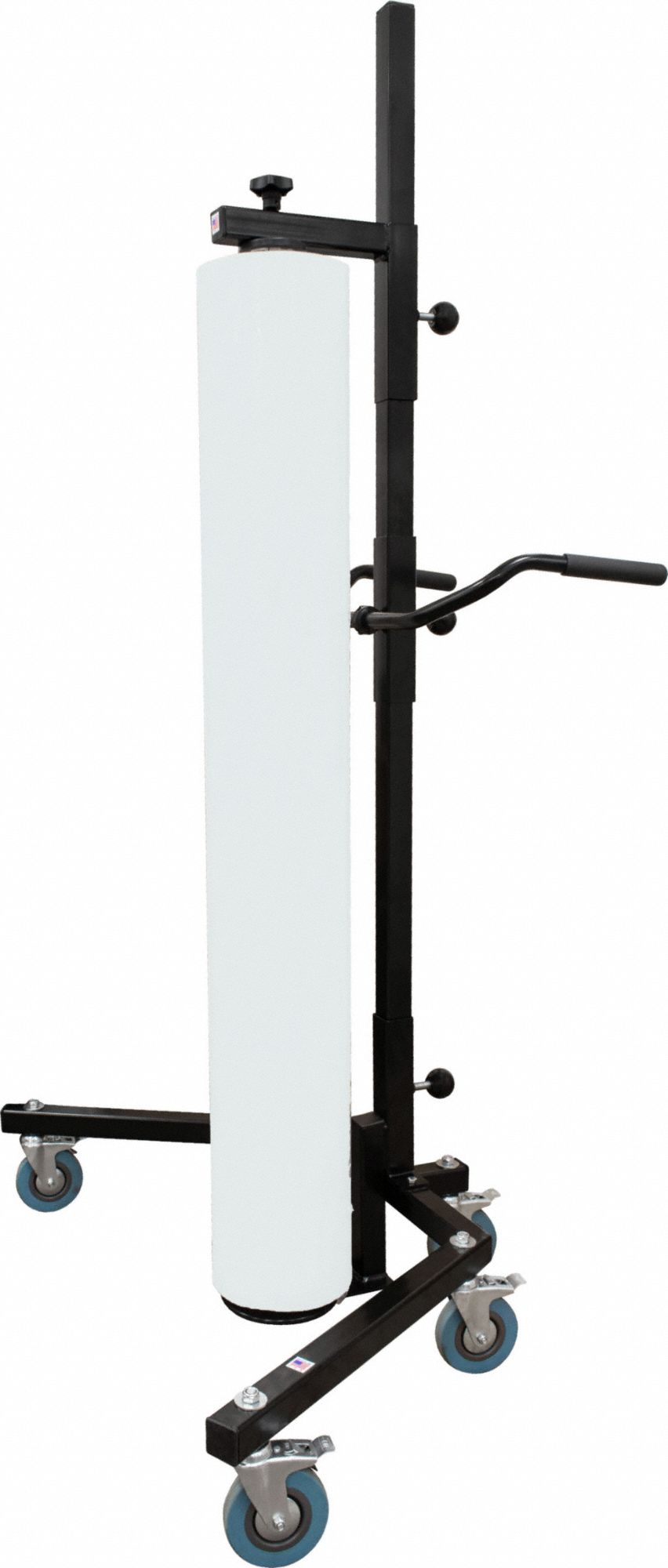 Stretch Wrap Dispenser: 18 in Min Roll Wd, 72 in Max Roll Wd, 3 in Fits Core Size, 18 in Overall Lg