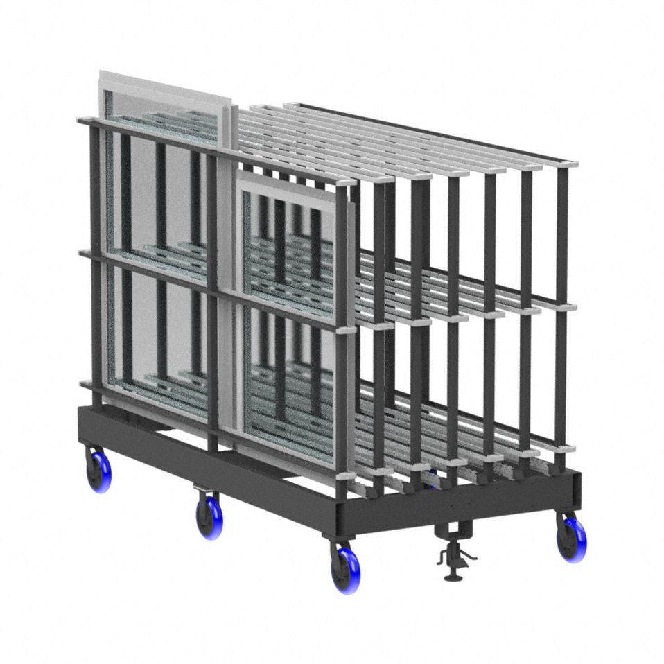 VALLEY CRAFT, 2,000 lb, Gray, Frame Cart - 408AD4|EP3523-00 - Grainger