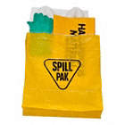 SPILL KIT, 5 GALLON ABSORBED PER KIT, PAIR OF NITRILE GLOVES, YELLOW