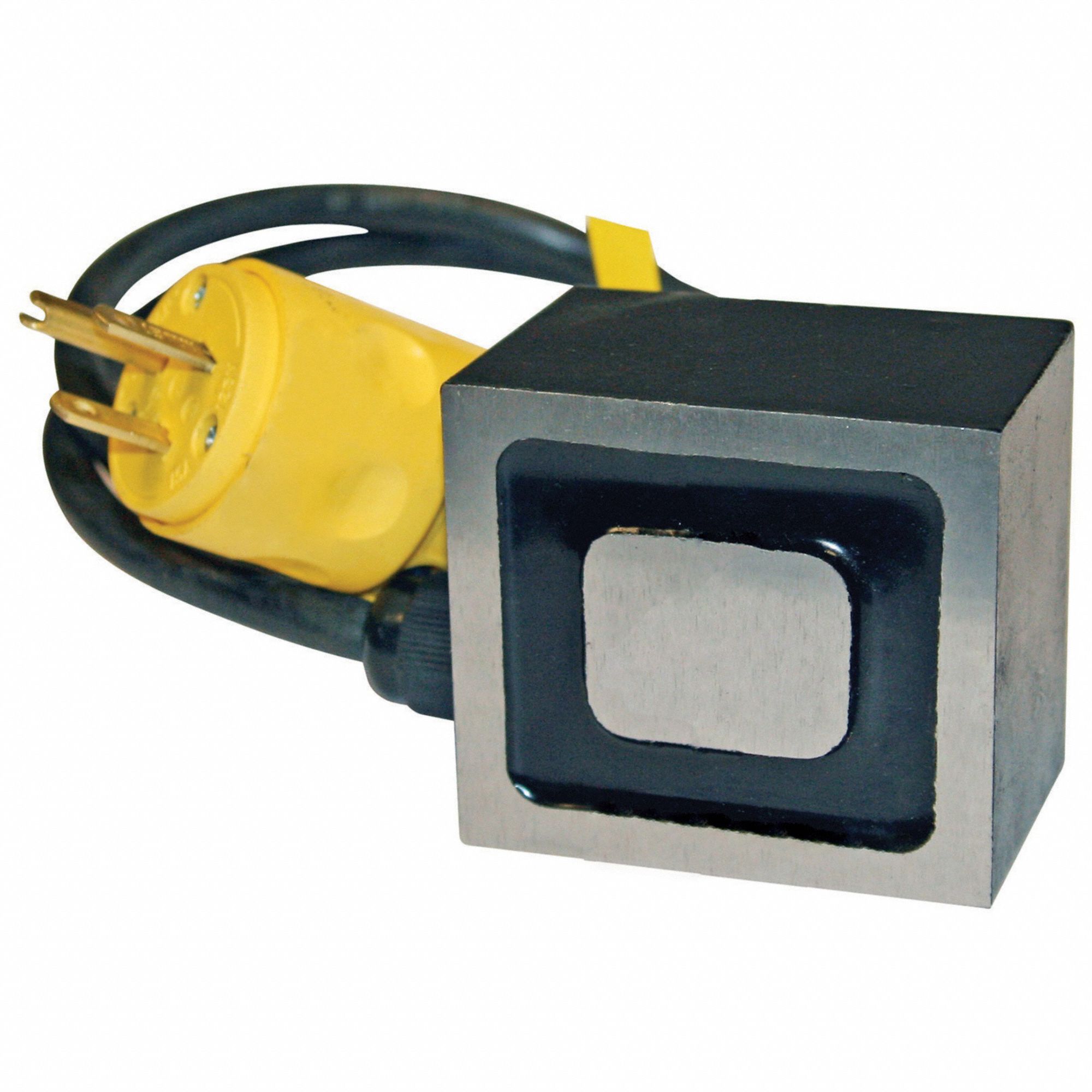 Electromagnetic Lift: Intermittent Duty, Rectangular Magnet, 150 lb Max Load Capacity