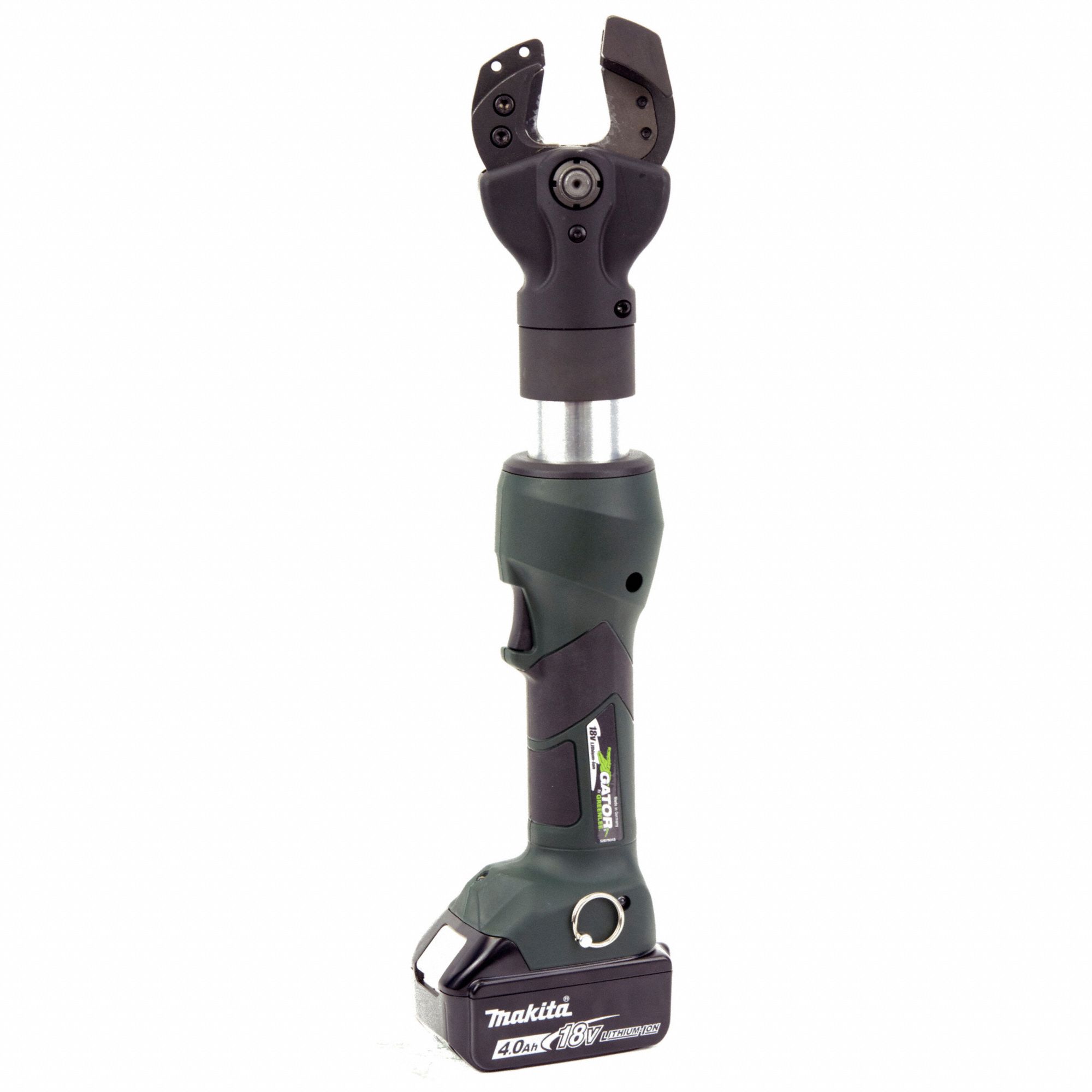 MILWAUKEE Cordless Cable Cutter Kit: M18, 1000 MCM Aluminum/750 MCM Copper,  Inline, C-Head, 2 Ah