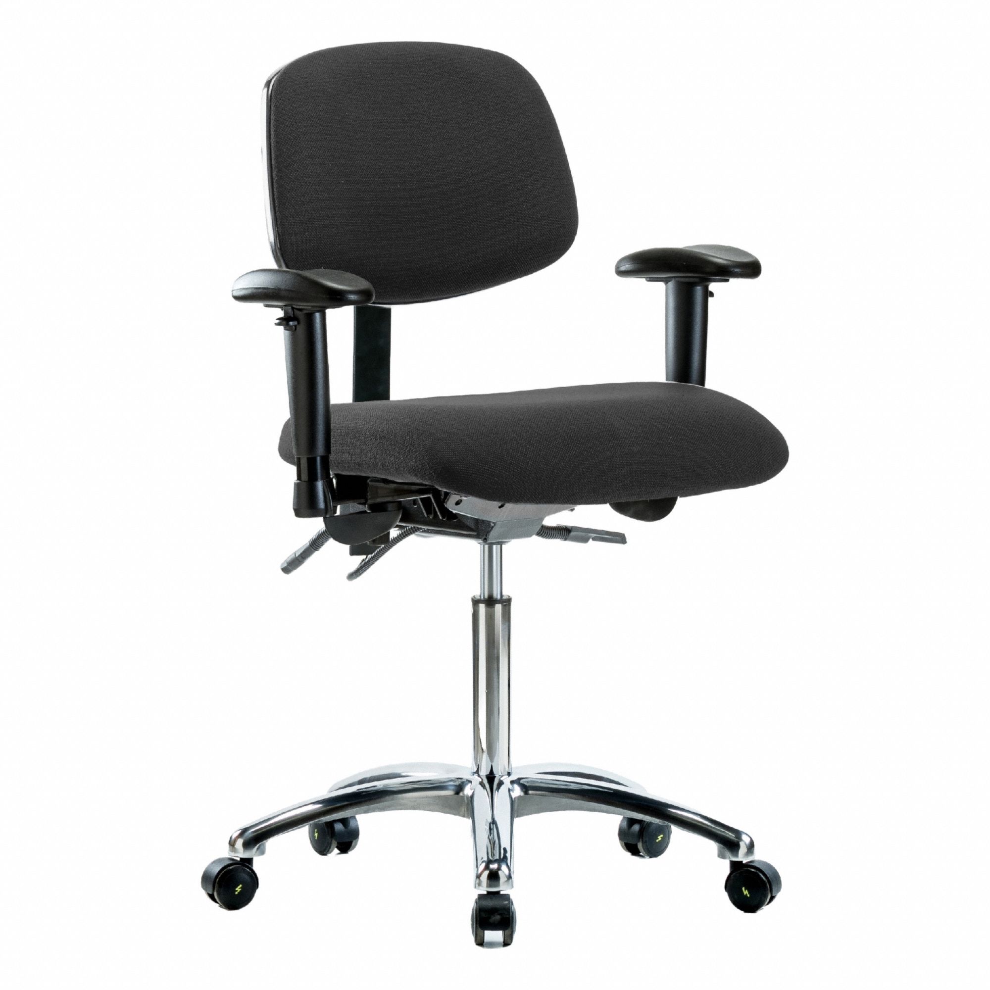 Fabric, Arms Included, ESD Task Chair 358F20BRESDFMBCHCRT1A1NF