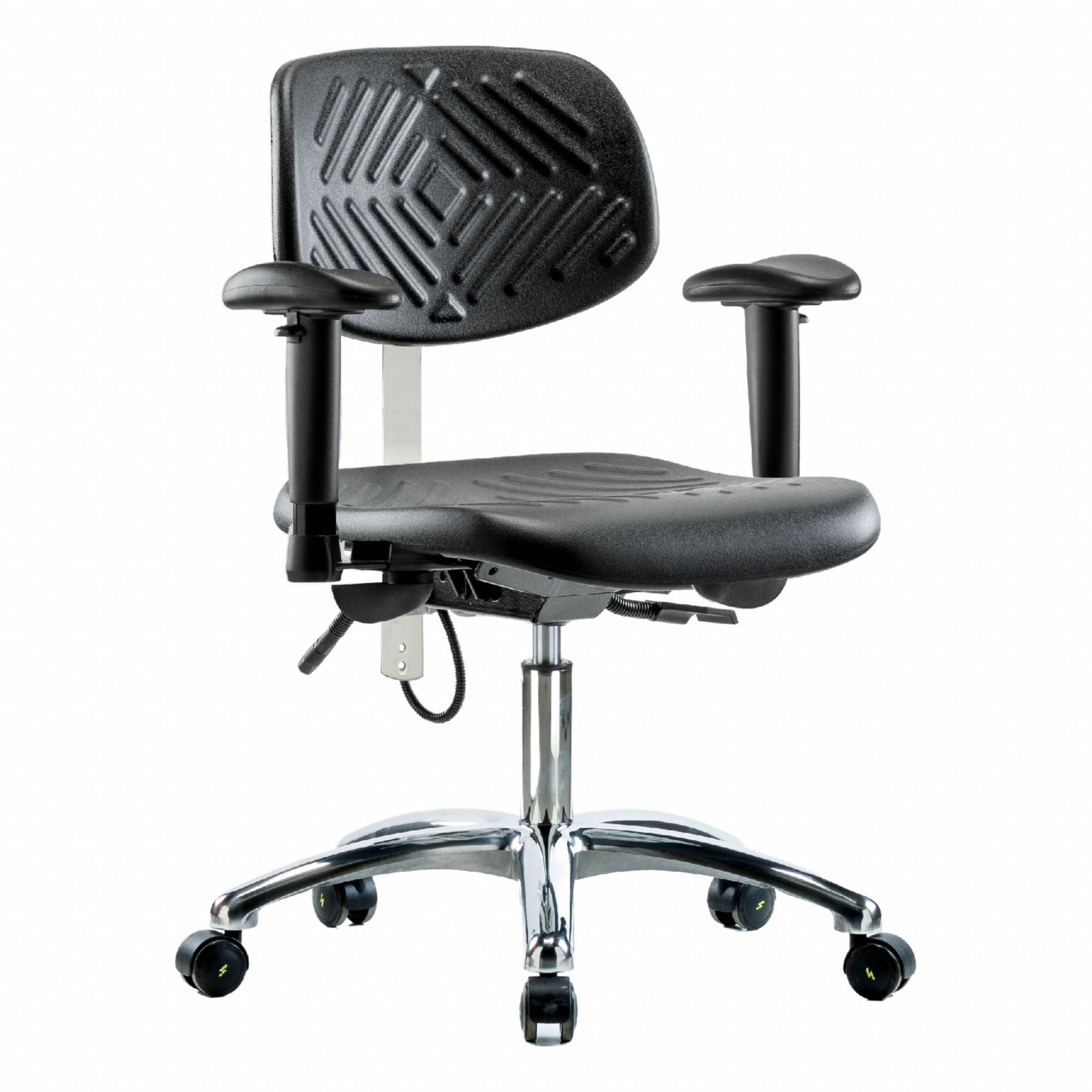 Chair: Polyurethane, Arms