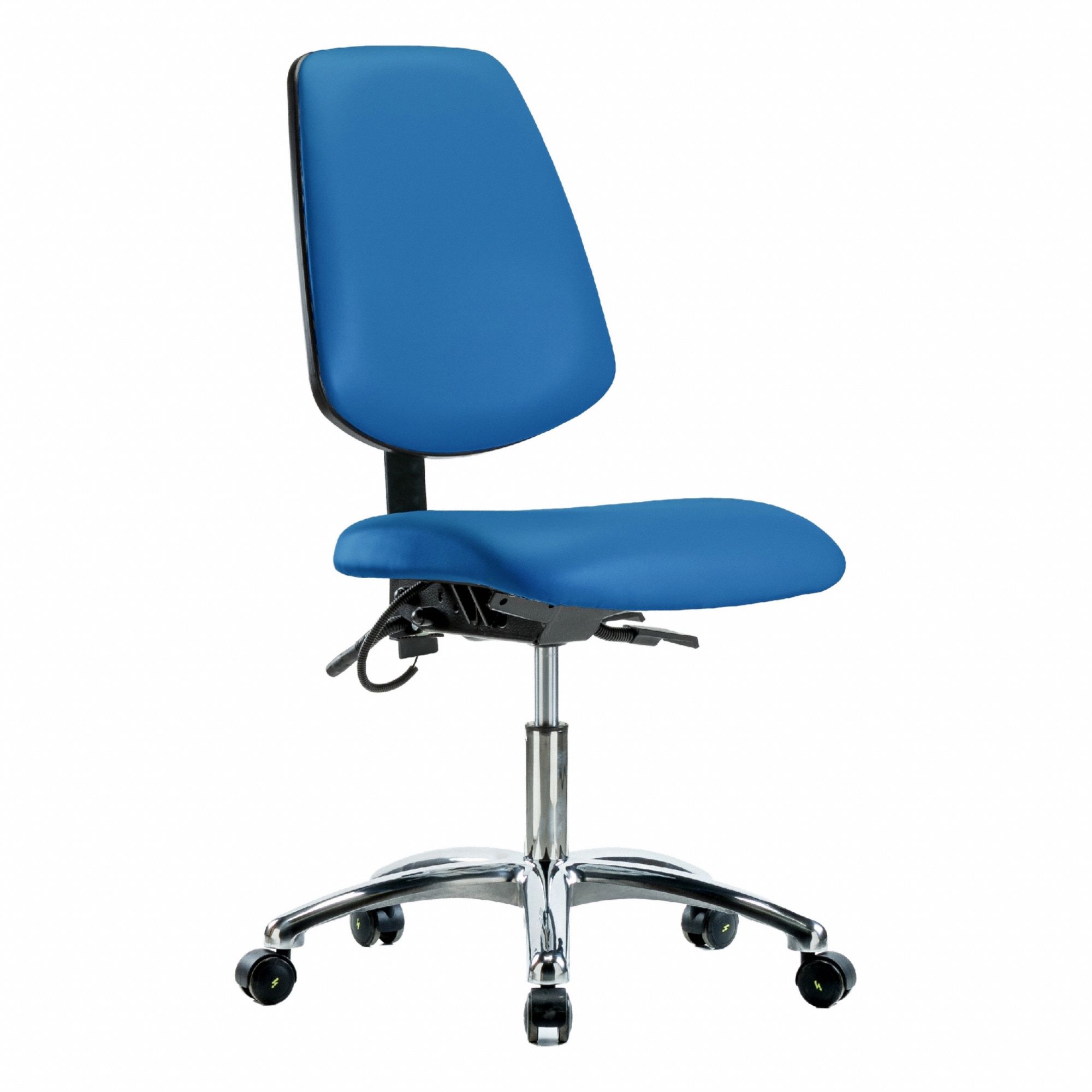 Polyurethane/Vinyl, Armless, ESD Chair 376K15BRESDVDHCHMBCRT1