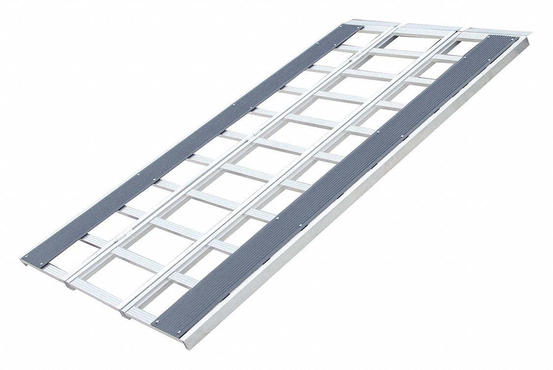 COMBINATION RAMP, 1500 LBS, 84 X 54 IN, ALUMINUM