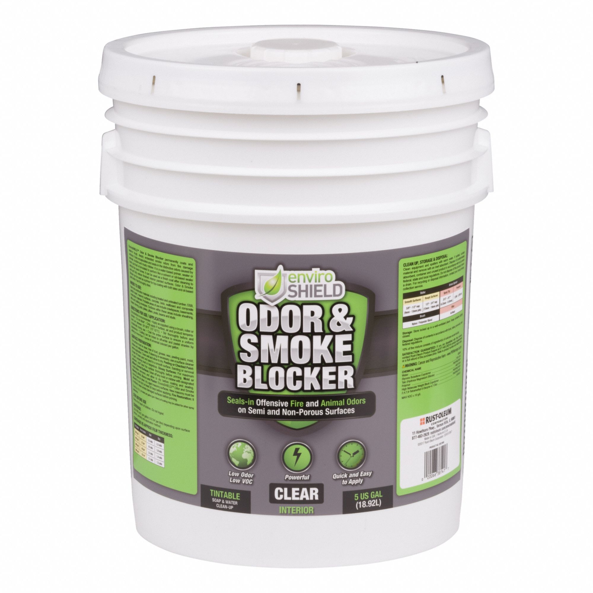 Odor & Smoke Blocker - Clear - Grainger