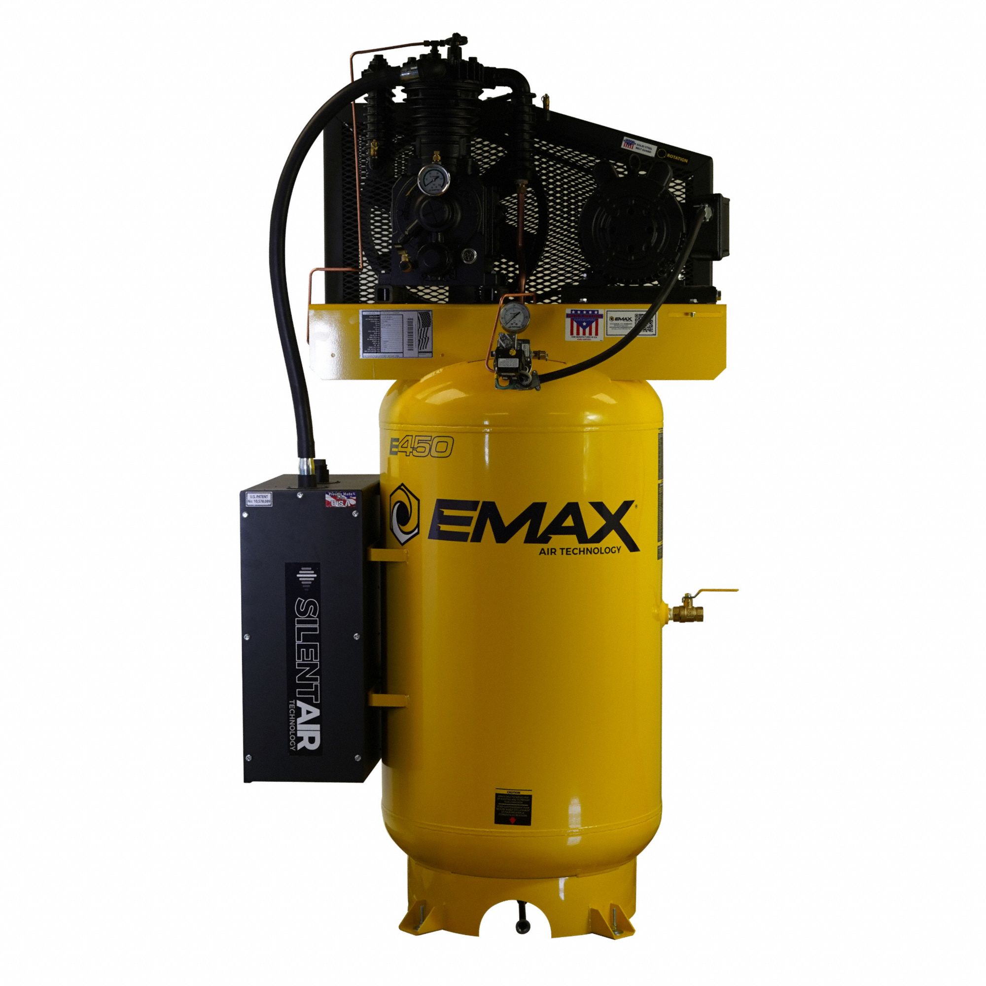 EMAX, 5 hp, 2 Stage, Electric Air Compressor - 2AG798|ESPR05V080I1 ...