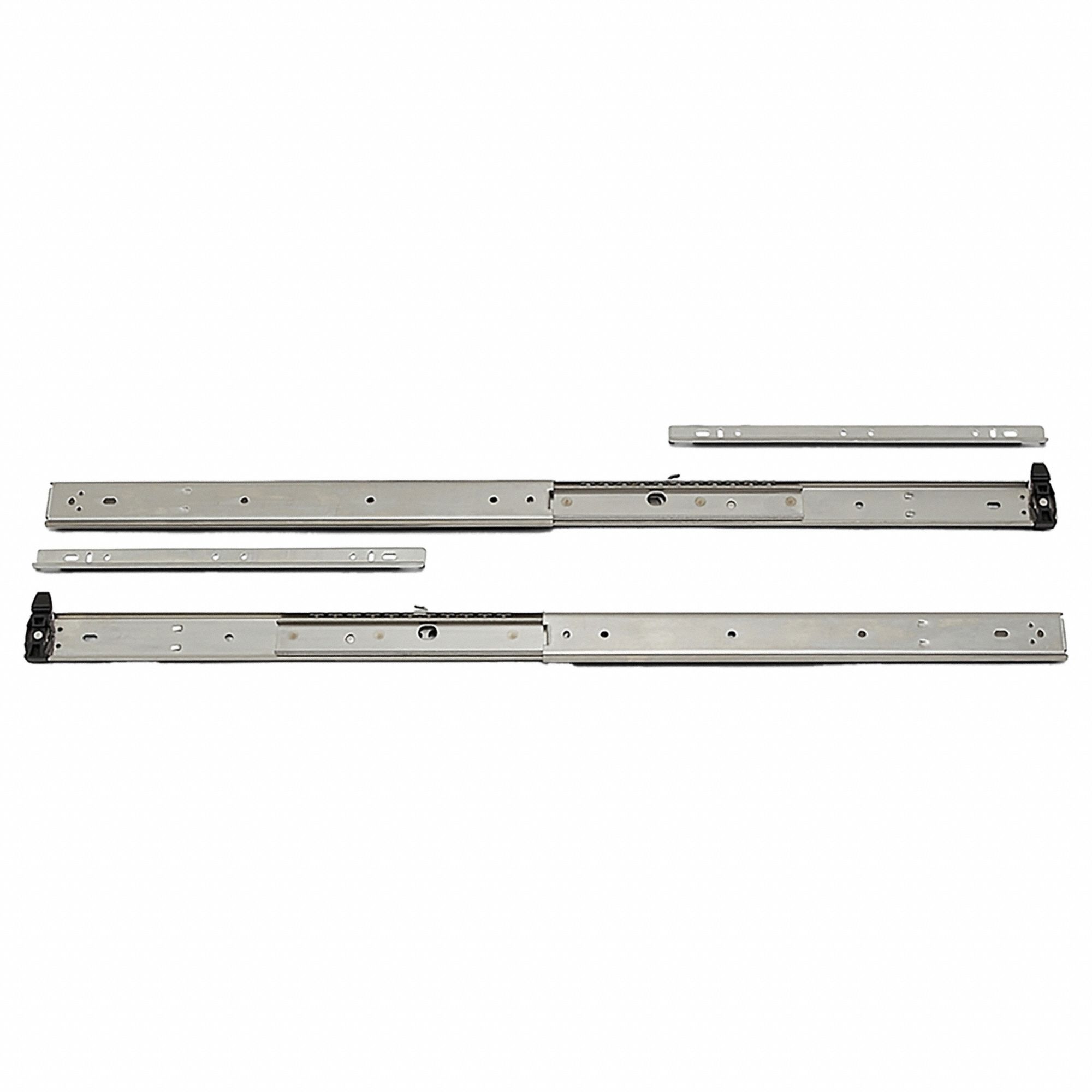 Drawer Slide: Friction, Side, Full Extension, 14 in Closed Lg, 15 23/32 in Travel Lg