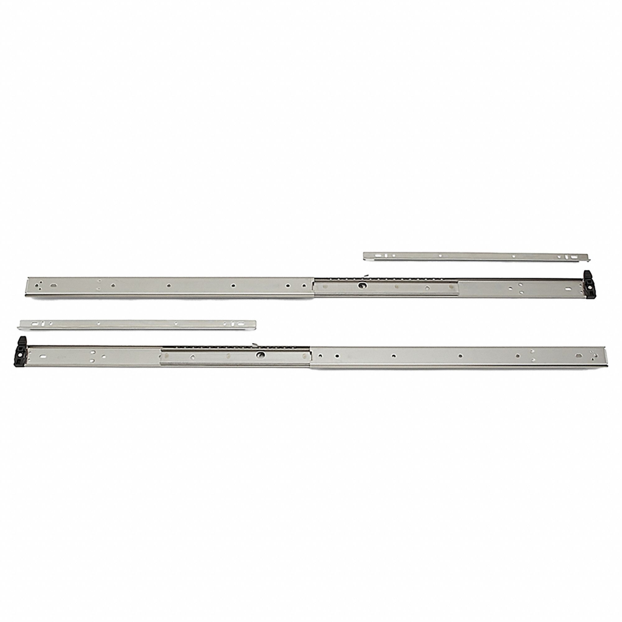 Drawer Slide: Friction, Side, Full Extension, 18 in Closed Lg, 19 23/32 in Travel Lg