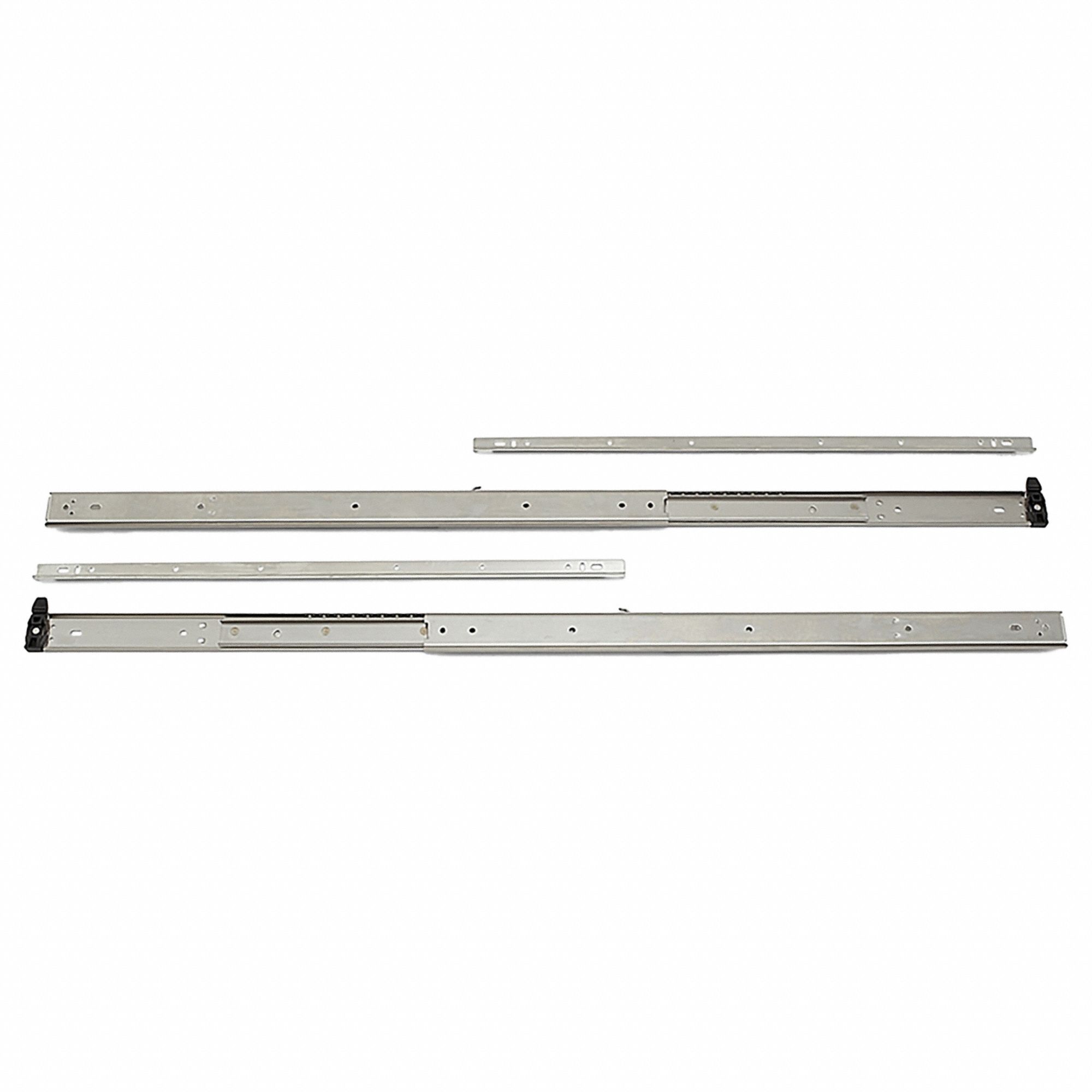 Drawer Slide: Friction, Side, Full Extension, 22 in Closed Lg, 23 23/32 in Travel Lg