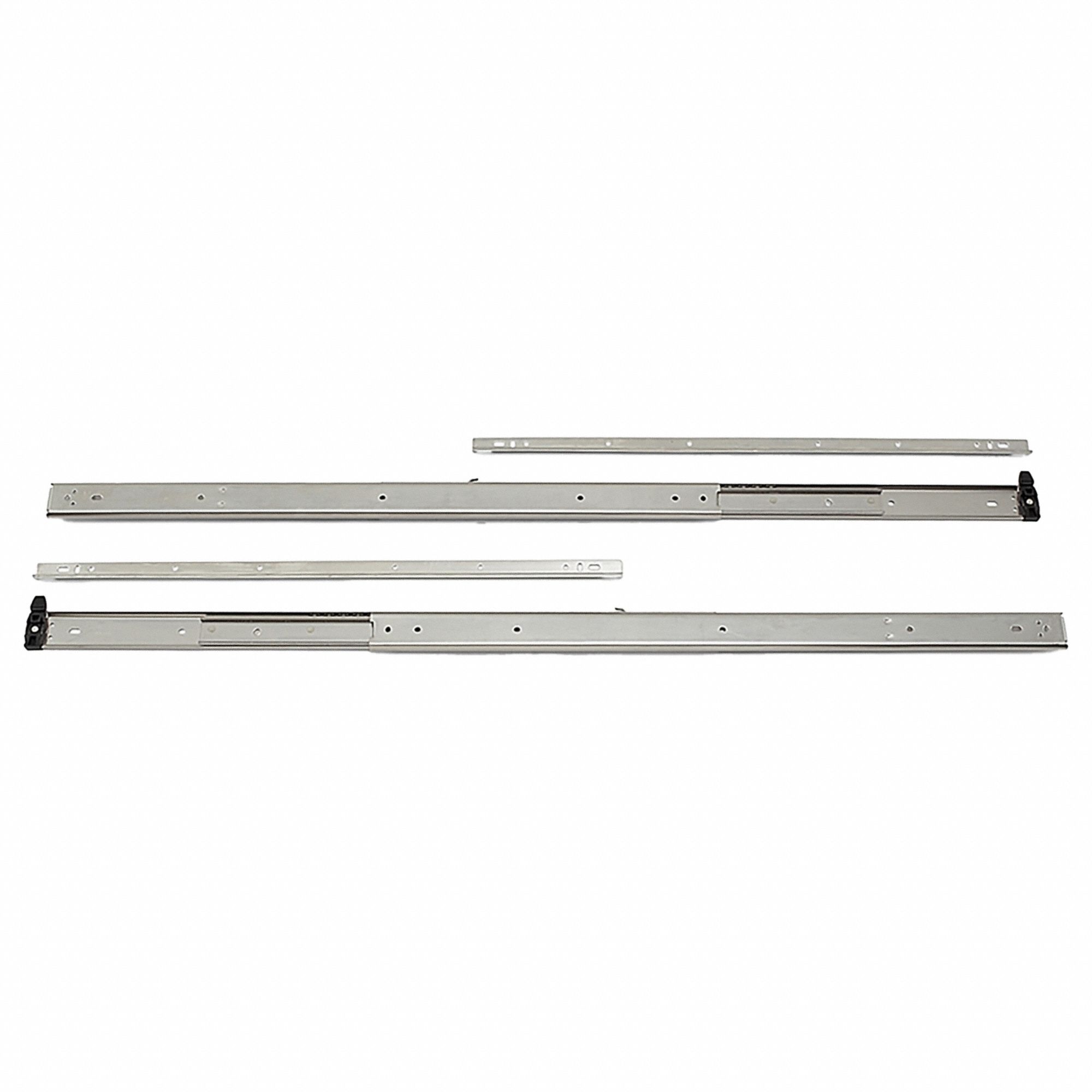 Drawer Slide: Friction, Side, Full Extension, 24 in Closed Lg, 25 23/32 in Travel Lg