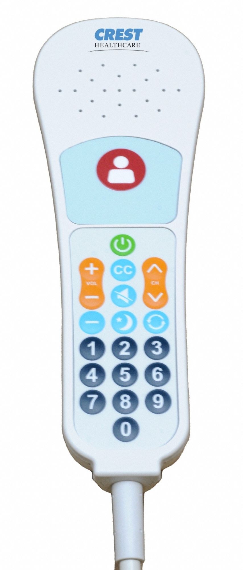 Digital Pillow Speaker: 3 3/16 in Overall Wd, 8-Pin DIN, 30V DC