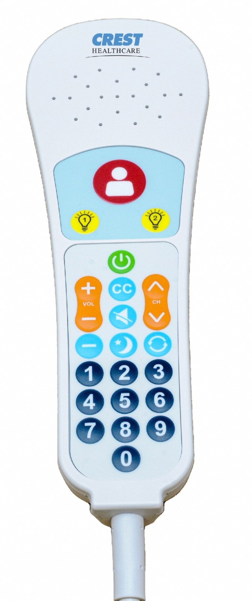 Infrared Pillow Speaker: 3 3/16 in Overall Wd, 8-Pin DIN, 30V DC