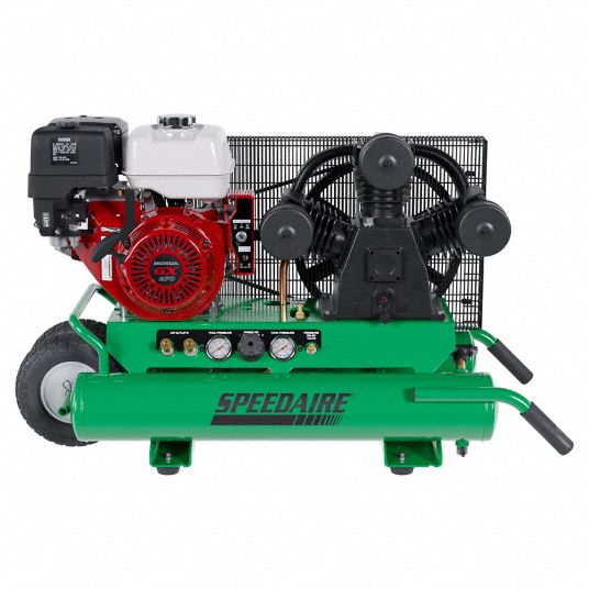 SPEEDAIRE, 1 Stage, 9 hp Engine, Portable Gas Air Compressor - 800WN6 ...