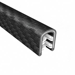 Edge Trim Plus Black 25 ft L