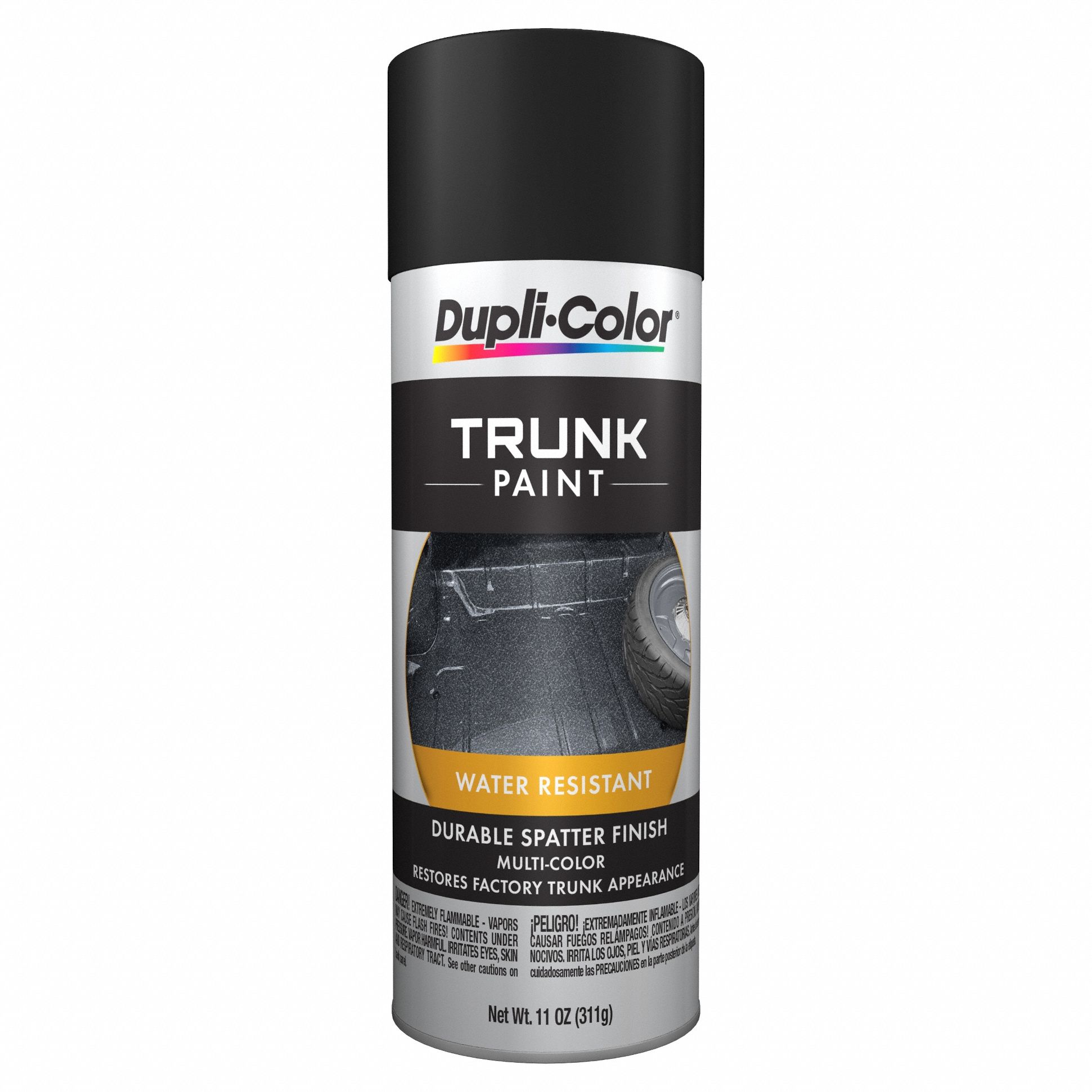 Automotive Paint: Black, Solvent, Lacquer, Metal, Black & Grey, Splatter, 48 hr Dry Time