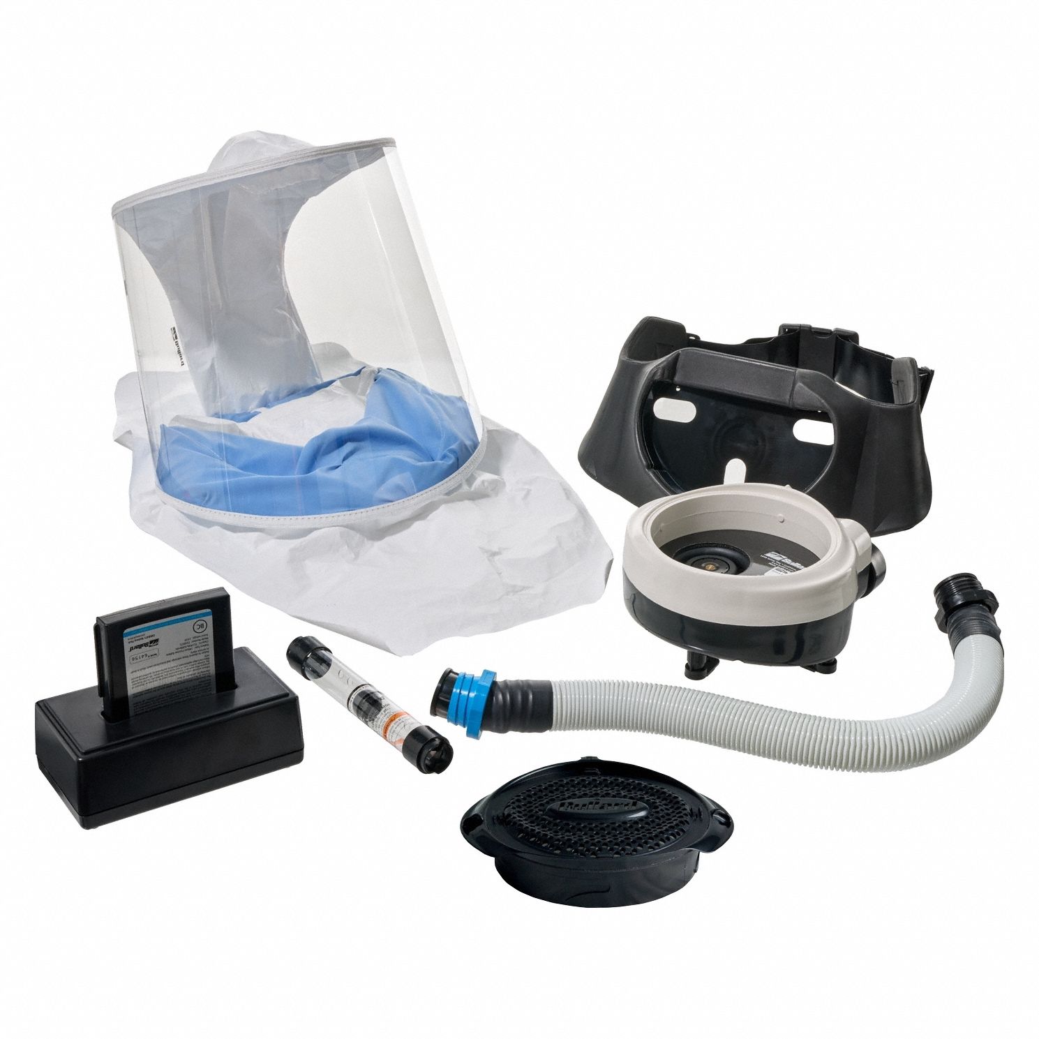 PAPR System Kit: Full Hood, Belt-Mount, Universal