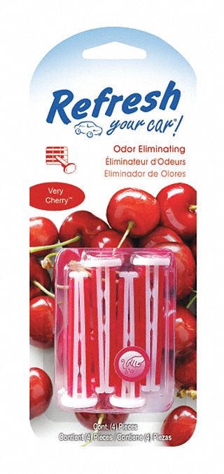 AIR FRESHENER,STICK,VERY CHERRY,PK4