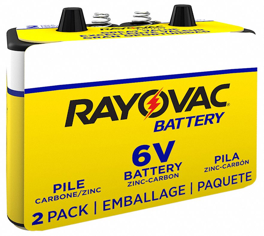 BATTERIE LANTERNE,6VCC,BORNE RESSORT,PQ1