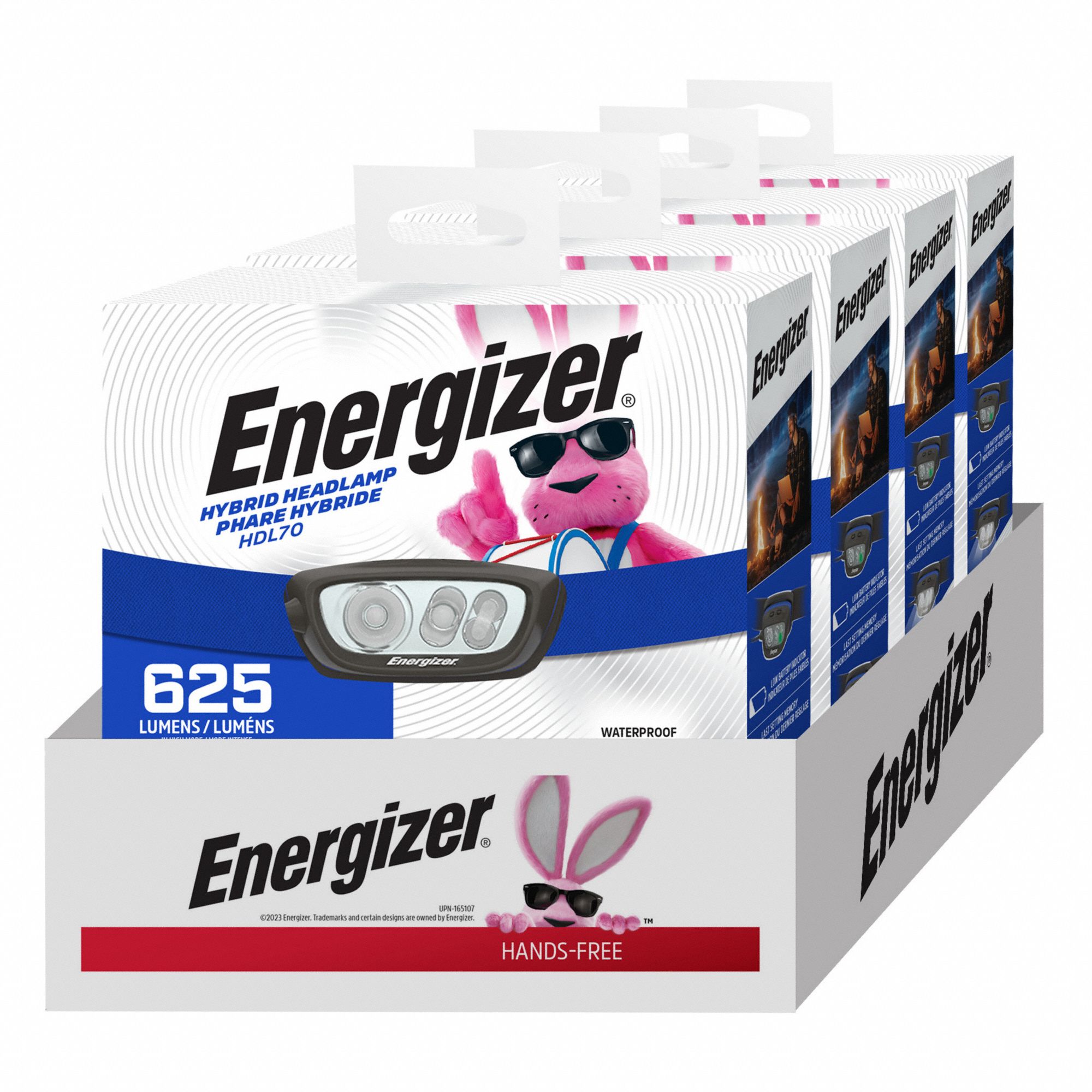 HEADLAMP,POLYCARBONATE,625 LUMENS,LED