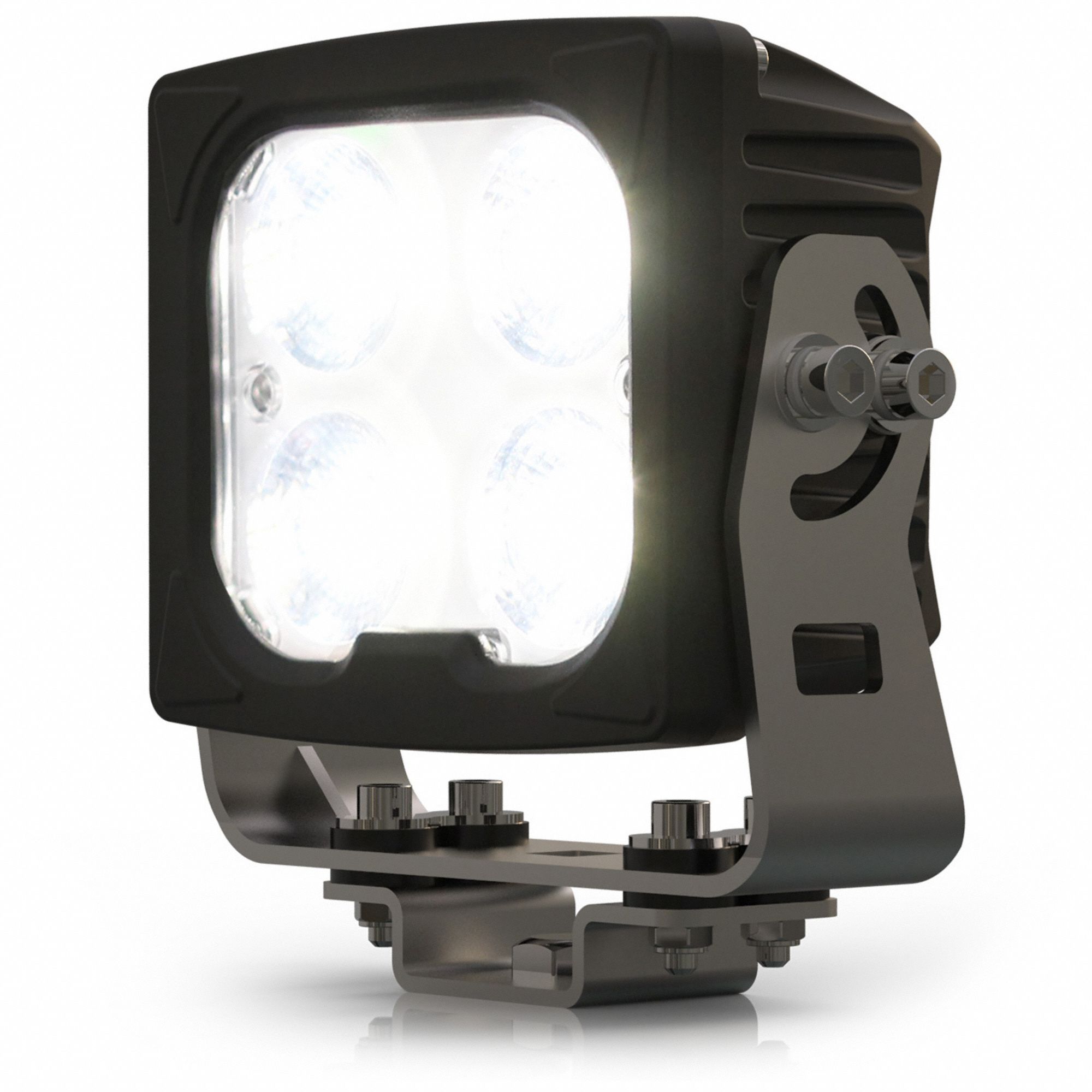 Vehicle Work Light: Square, Flood, LED, Bolt, Electrical Connection Included, EW4020 Series