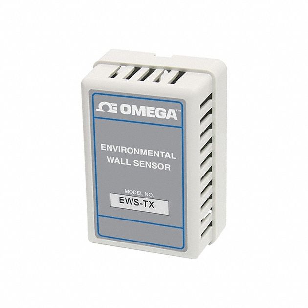 OMEGA RTD Sensor: 4 to 20mA/1 to 5V DC, Thin-Film Polymer Capacitor, Screw Terminals, -15°C to 77°F (MPN EWS-RTD). Key specifications — Display Type: No Display; Humidity Accuracy: 20 to 80% of ±3% RH; 5 to 20% of ±4% RH; 80 to 95% of ±4% RH; Sensing Element Type: Thin-Film Polymer Capacitor; Temperature Accuracy: 5 to 20% of ±4% RH; Output: 4 to 20mA/1 to 5V DC; Temperature Range: -15 °C to 77 °F.