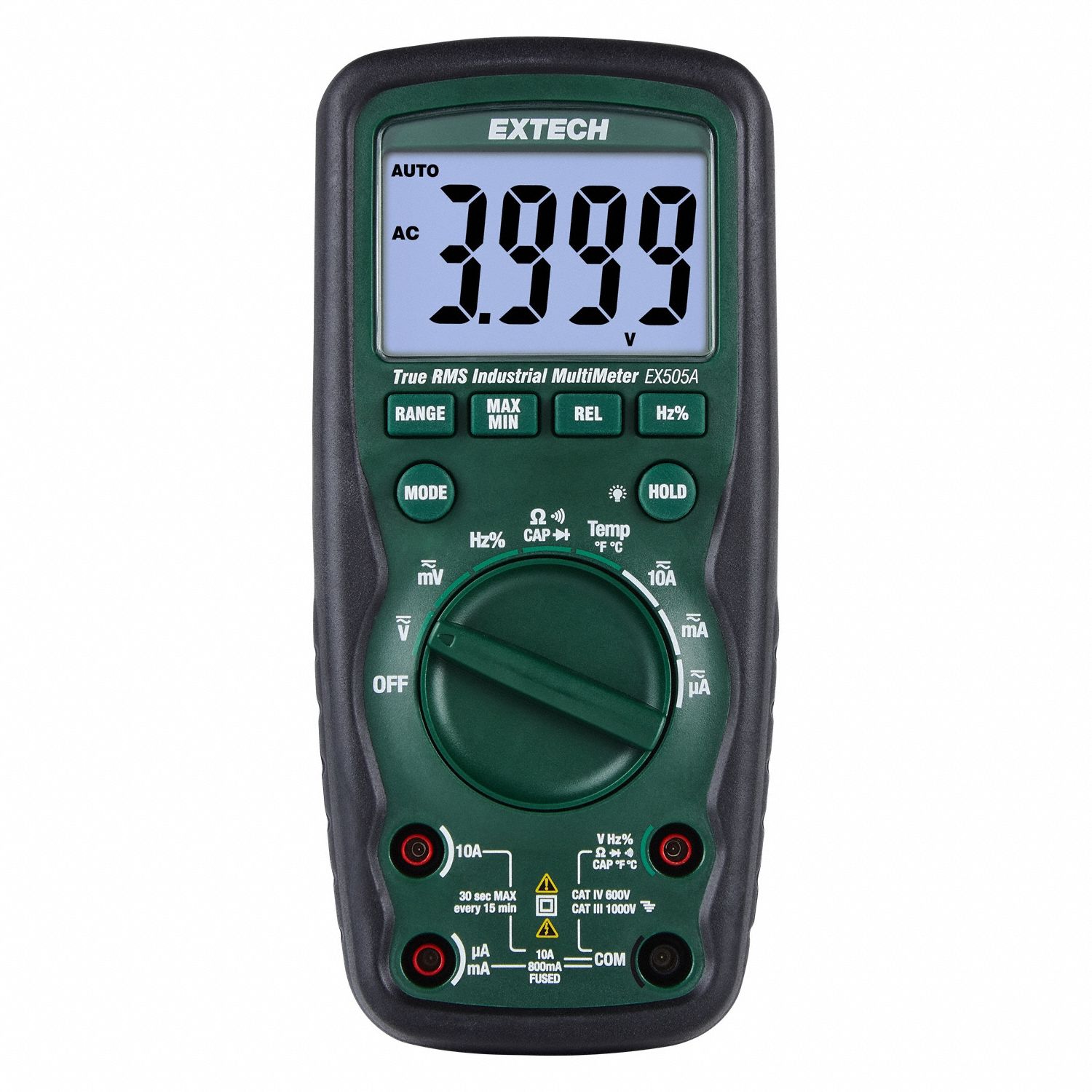MULTIMETER,1000V,10 A,LCD,IP67