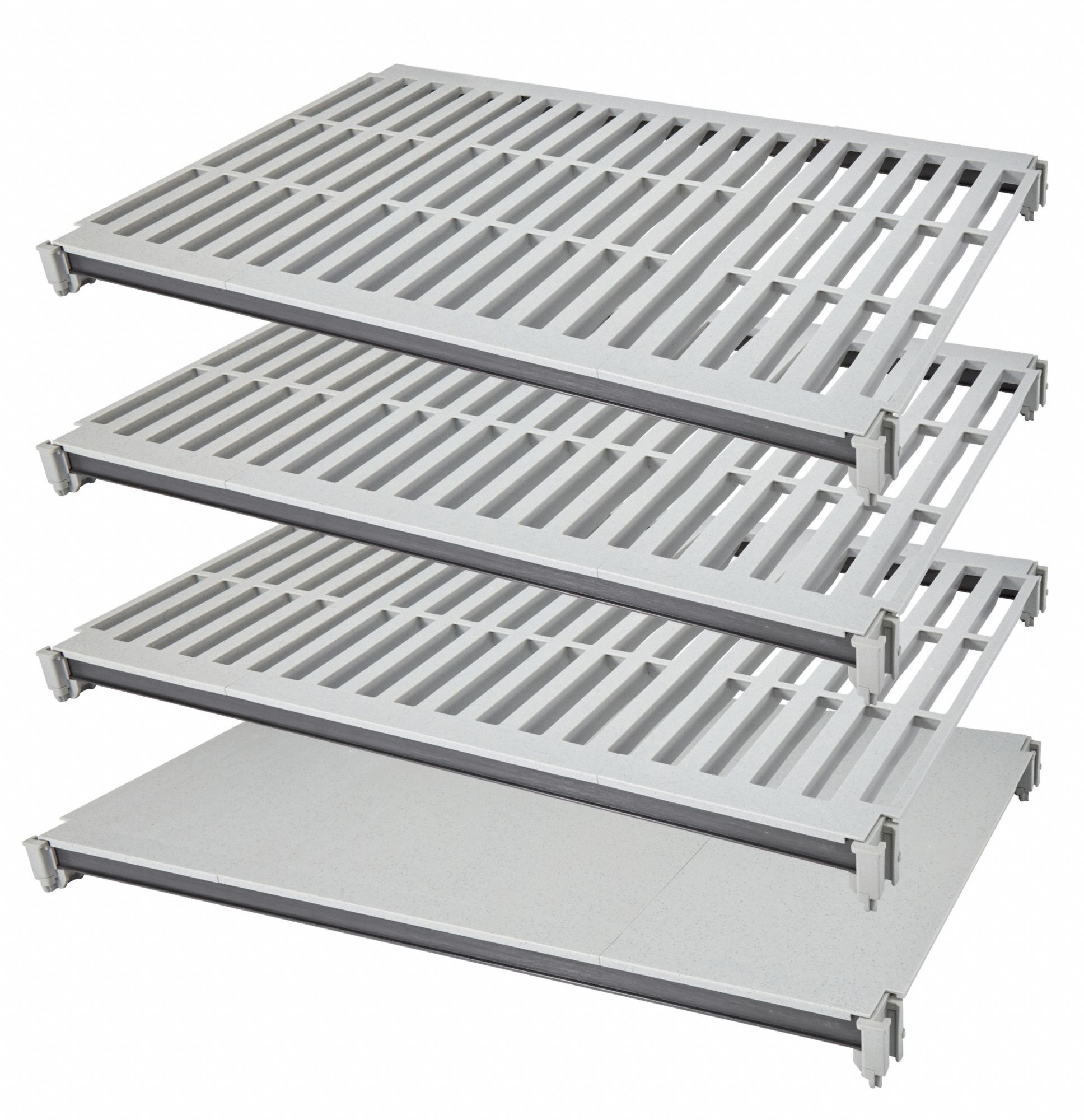 CAMBRO, Elements Xtra, 4 Shelves, Shelf Kit - 893YL4|EXSK2136VS4480 ...