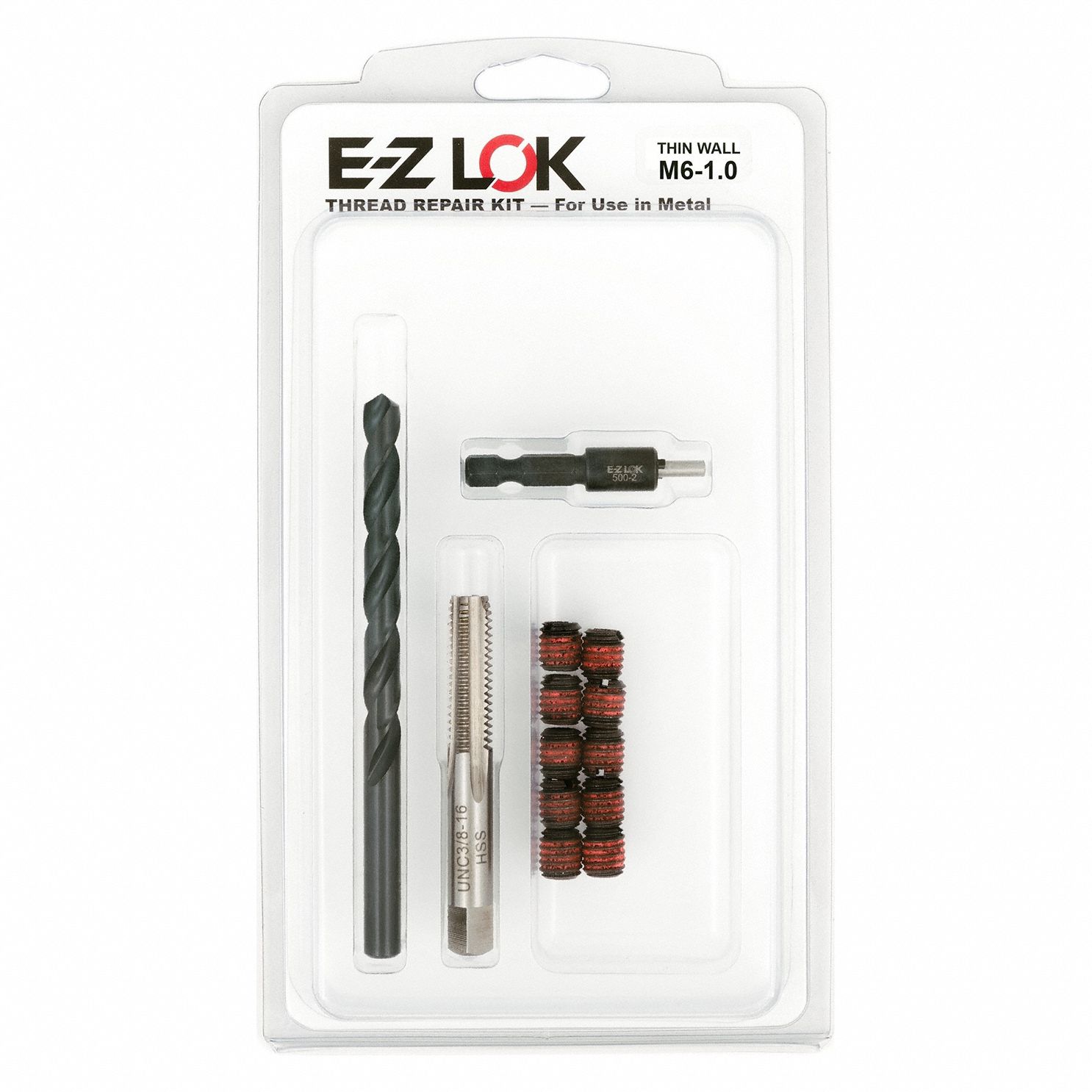 GRAINGER APPROVED EZ-310-M6 Threaded Insert for Metal 807T83