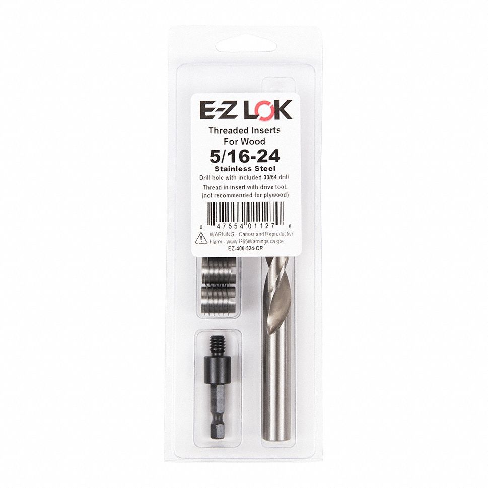 Threaded Insert for Wood