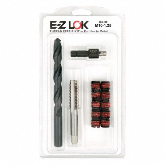 Std Wall, M10-1.25 Int Thrd Sz, Self Locking Thread Insert