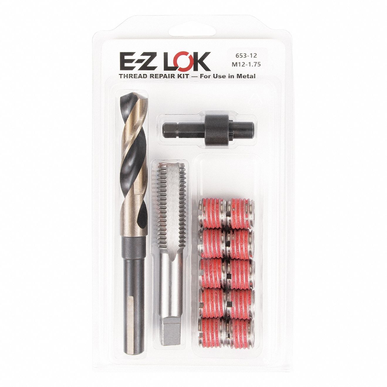 Std Wall, M12-1.75 Int Thrd Sz, Self Locking Thread Insert - 807TL6|EZ ...